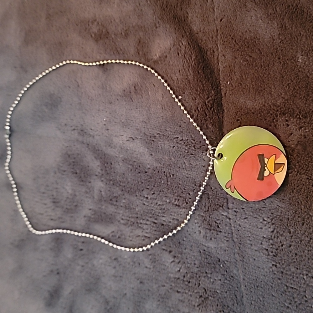 Angry Bird Fat Bird Necklace